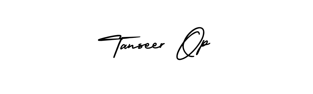How to make Tanseer Op signature? AmerikaSignatureDemo-Regular is a professional autograph style. Create handwritten signature for Tanseer Op name. Tanseer Op signature style 3 images and pictures png