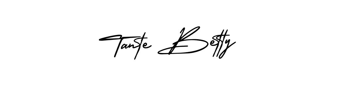 Best and Professional Signature Style for Tante Betty. AmerikaSignatureDemo-Regular Best Signature Style Collection. Tante Betty signature style 3 images and pictures png