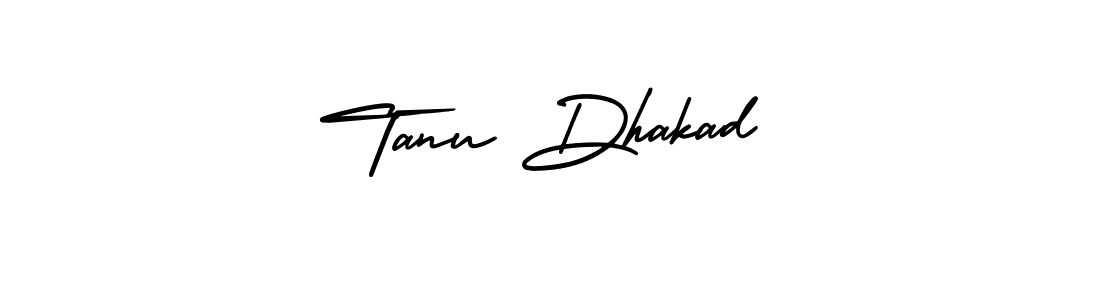 Make a beautiful signature design for name Tanu Dhakad. With this signature (AmerikaSignatureDemo-Regular) style, you can create a handwritten signature for free. Tanu Dhakad signature style 3 images and pictures png