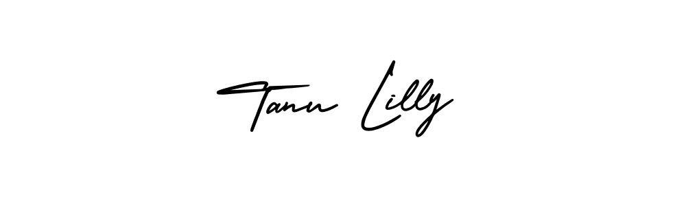 Design your own signature with our free online signature maker. With this signature software, you can create a handwritten (AmerikaSignatureDemo-Regular) signature for name Tanu Lilly. Tanu Lilly signature style 3 images and pictures png