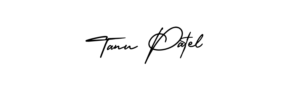 It looks lik you need a new signature style for name Tanu Patel. Design unique handwritten (AmerikaSignatureDemo-Regular) signature with our free signature maker in just a few clicks. Tanu Patel signature style 3 images and pictures png