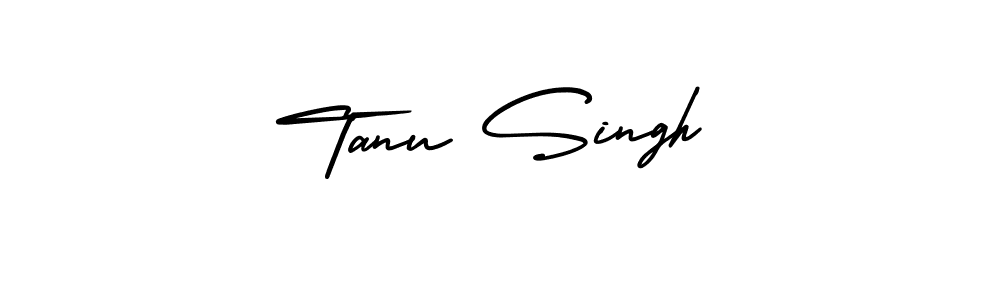 How to make Tanu Singh signature? AmerikaSignatureDemo-Regular is a professional autograph style. Create handwritten signature for Tanu Singh name. Tanu Singh signature style 3 images and pictures png