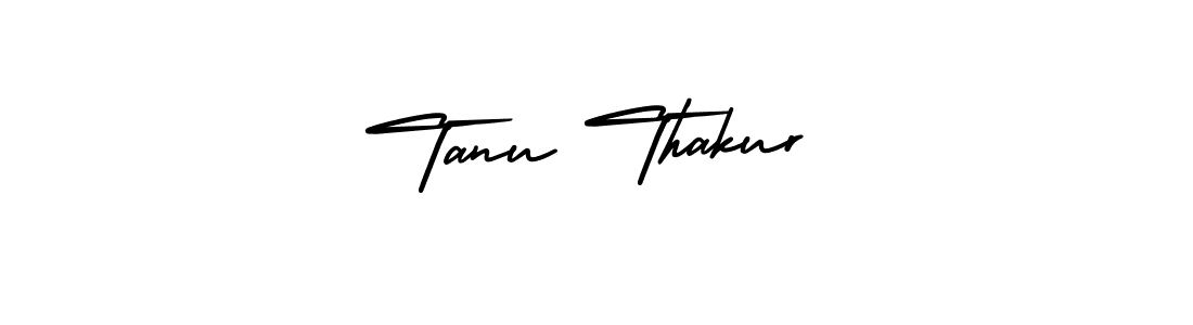 Design your own signature with our free online signature maker. With this signature software, you can create a handwritten (AmerikaSignatureDemo-Regular) signature for name Tanu Thakur. Tanu Thakur signature style 3 images and pictures png