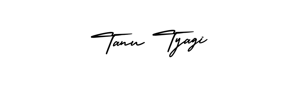 Create a beautiful signature design for name Tanu Tyagi. With this signature (AmerikaSignatureDemo-Regular) fonts, you can make a handwritten signature for free. Tanu Tyagi signature style 3 images and pictures png