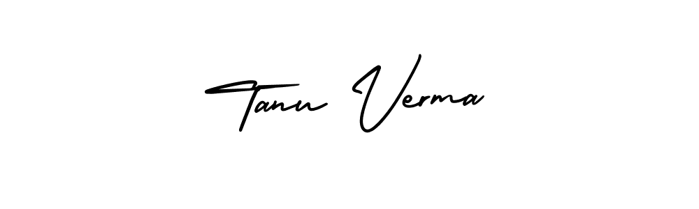 It looks lik you need a new signature style for name Tanu Verma. Design unique handwritten (AmerikaSignatureDemo-Regular) signature with our free signature maker in just a few clicks. Tanu Verma signature style 3 images and pictures png