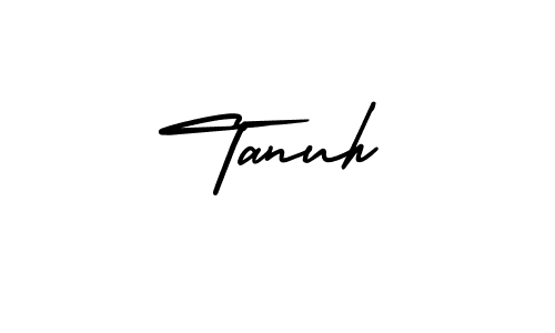 Make a beautiful signature design for name Tanuh. With this signature (AmerikaSignatureDemo-Regular) style, you can create a handwritten signature for free. Tanuh signature style 3 images and pictures png