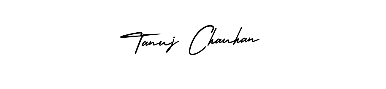 Make a short Tanuj Chauhan signature style. Manage your documents anywhere anytime using AmerikaSignatureDemo-Regular. Create and add eSignatures, submit forms, share and send files easily. Tanuj Chauhan signature style 3 images and pictures png