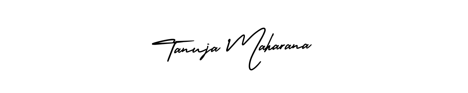 Design your own signature with our free online signature maker. With this signature software, you can create a handwritten (AmerikaSignatureDemo-Regular) signature for name Tanuja Maharana. Tanuja Maharana signature style 3 images and pictures png