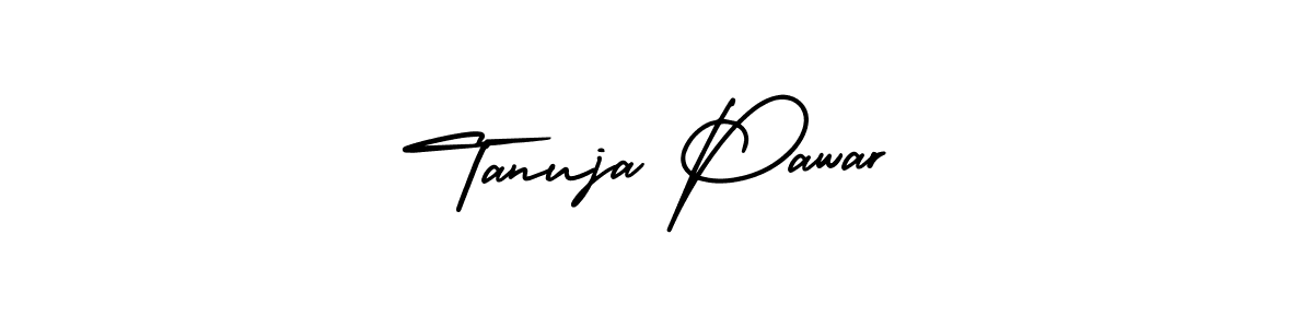 Use a signature maker to create a handwritten signature online. With this signature software, you can design (AmerikaSignatureDemo-Regular) your own signature for name Tanuja Pawar. Tanuja Pawar signature style 3 images and pictures png