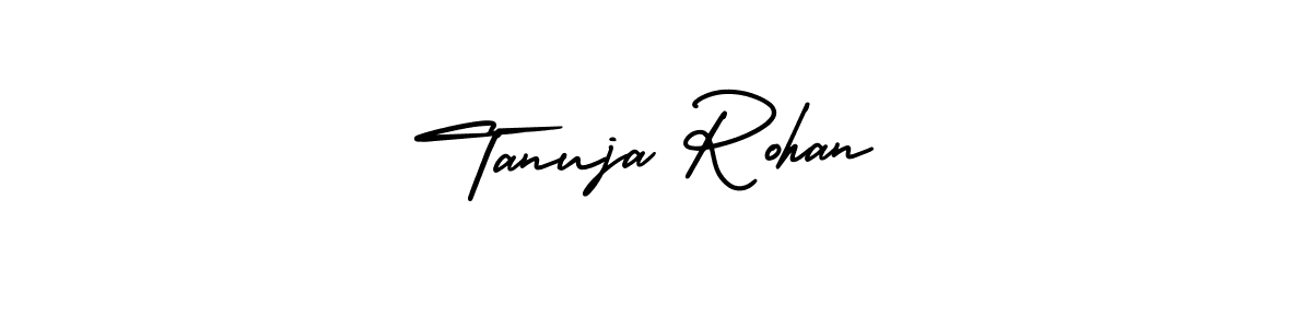 How to Draw Tanuja Rohan signature style? AmerikaSignatureDemo-Regular is a latest design signature styles for name Tanuja Rohan. Tanuja Rohan signature style 3 images and pictures png