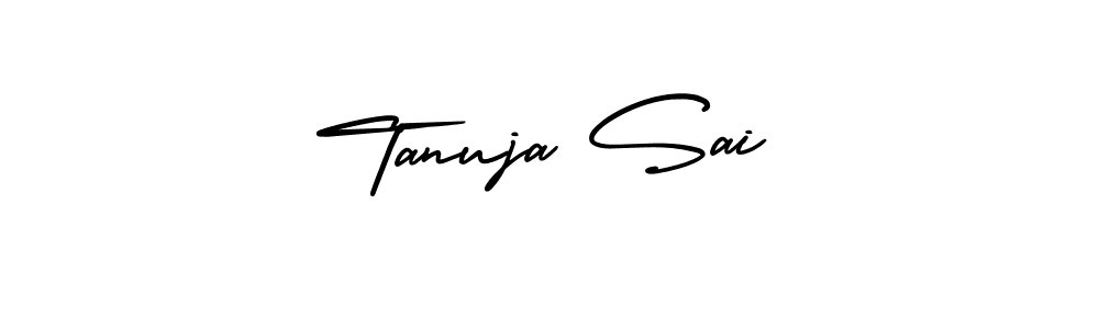 Use a signature maker to create a handwritten signature online. With this signature software, you can design (AmerikaSignatureDemo-Regular) your own signature for name Tanuja Sai. Tanuja Sai signature style 3 images and pictures png