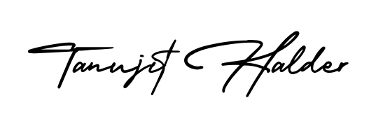 The AmerikaSignatureDemo-Regular font gives name Tanujit Halder a signature that looks effortless yet distinguished. Download high-res PNG instantly. Tanujit Halder signature style 3 images and pictures png