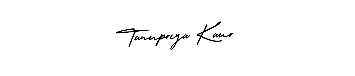 How to make Tanupriya Kaur signature? AmerikaSignatureDemo-Regular is a professional autograph style. Create handwritten signature for Tanupriya Kaur name. Tanupriya Kaur signature style 3 images and pictures png