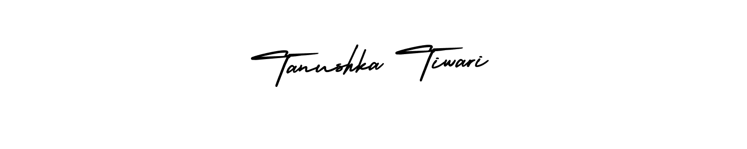 How to Draw Tanushka Tiwari signature style? AmerikaSignatureDemo-Regular is a latest design signature styles for name Tanushka Tiwari. Tanushka Tiwari signature style 3 images and pictures png