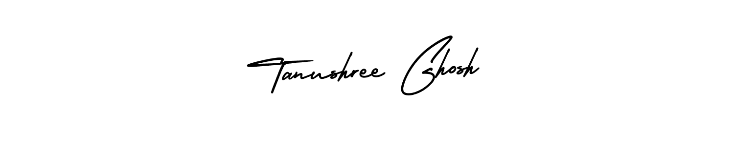 This is the best signature style for the Tanushree Ghosh name. Also you like these signature font (AmerikaSignatureDemo-Regular). Mix name signature. Tanushree Ghosh signature style 3 images and pictures png