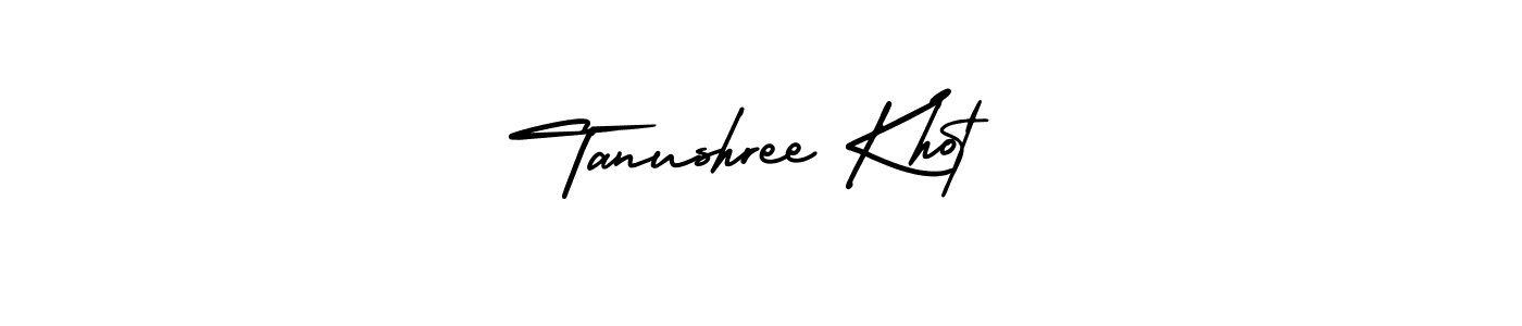 Make a short Tanushree Khot signature style. Manage your documents anywhere anytime using AmerikaSignatureDemo-Regular. Create and add eSignatures, submit forms, share and send files easily. Tanushree Khot signature style 3 images and pictures png