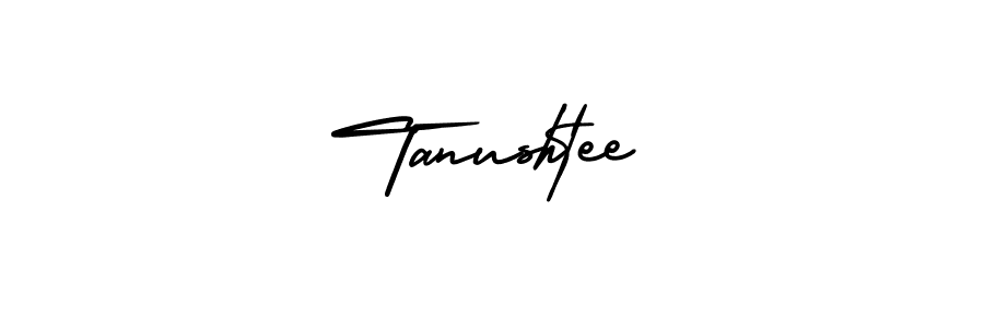 How to Draw Tanushtee signature style? AmerikaSignatureDemo-Regular is a latest design signature styles for name Tanushtee. Tanushtee signature style 3 images and pictures png