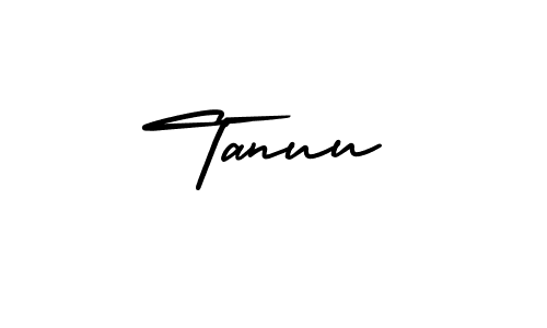 Design your own signature with our free online signature maker. With this signature software, you can create a handwritten (AmerikaSignatureDemo-Regular) signature for name Tanuu. Tanuu signature style 3 images and pictures png