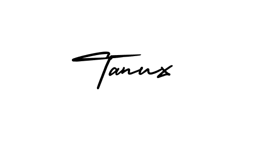 Use a signature maker to create a handwritten signature online. With this signature software, you can design (AmerikaSignatureDemo-Regular) your own signature for name Tanux. Tanux signature style 3 images and pictures png