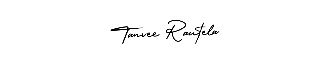 How to make Tanvee Rautela name signature. Use AmerikaSignatureDemo-Regular style for creating short signs online. This is the latest handwritten sign. Tanvee Rautela signature style 3 images and pictures png