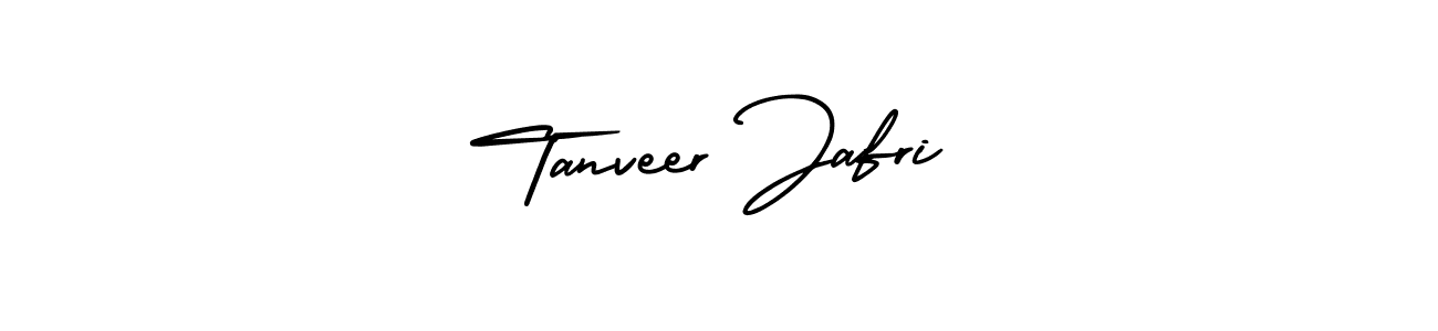 Make a beautiful signature design for name Tanveer Jafri. With this signature (AmerikaSignatureDemo-Regular) style, you can create a handwritten signature for free. Tanveer Jafri signature style 3 images and pictures png