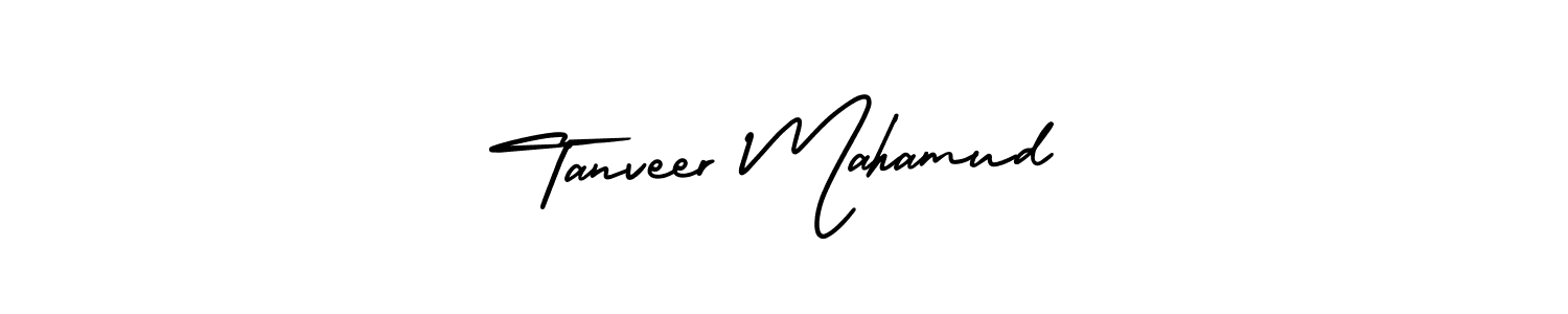 Create a beautiful signature design for name Tanveer Mahamud. With this signature (AmerikaSignatureDemo-Regular) fonts, you can make a handwritten signature for free. Tanveer Mahamud signature style 3 images and pictures png