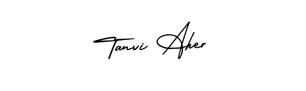 if you are searching for the best signature style for your name Tanvi Aher. so please give up your signature search. here we have designed multiple signature styles  using AmerikaSignatureDemo-Regular. Tanvi Aher signature style 3 images and pictures png