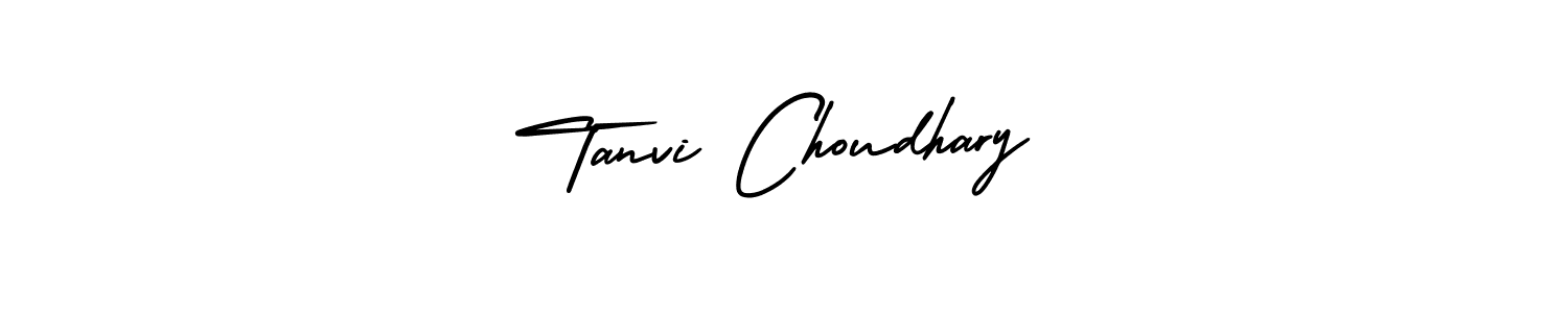 Create a beautiful signature design for name Tanvi Choudhary. With this signature (AmerikaSignatureDemo-Regular) fonts, you can make a handwritten signature for free. Tanvi Choudhary signature style 3 images and pictures png