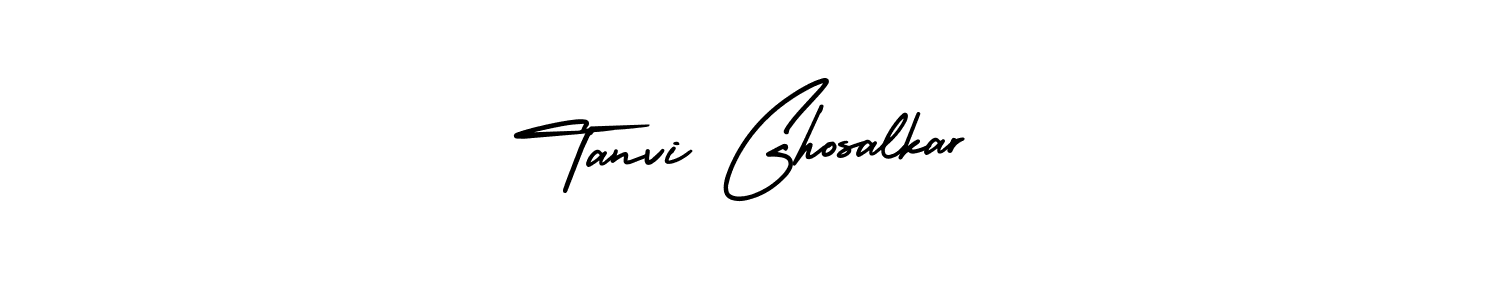 Create a beautiful signature design for name Tanvi Ghosalkar. With this signature (AmerikaSignatureDemo-Regular) fonts, you can make a handwritten signature for free. Tanvi Ghosalkar signature style 3 images and pictures png