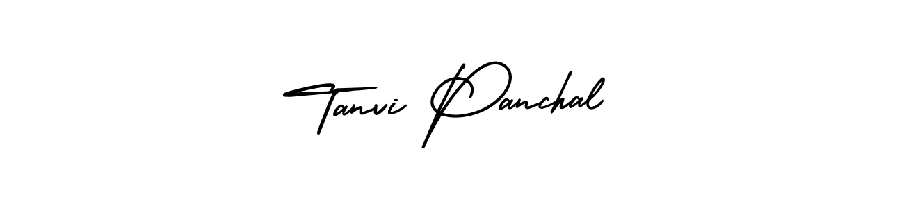 It looks lik you need a new signature style for name Tanvi Panchal. Design unique handwritten (AmerikaSignatureDemo-Regular) signature with our free signature maker in just a few clicks. Tanvi Panchal signature style 3 images and pictures png