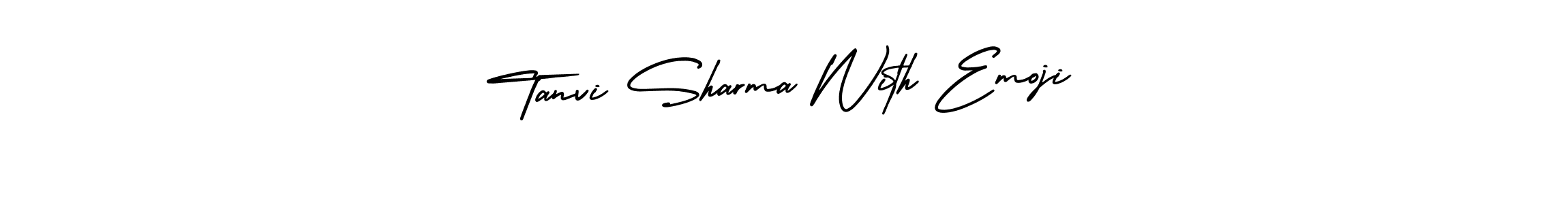 Here are the top 10 professional signature styles for the name Tanvi Sharma With Emoji. These are the best autograph styles you can use for your name. Tanvi Sharma With Emoji signature style 3 images and pictures png
