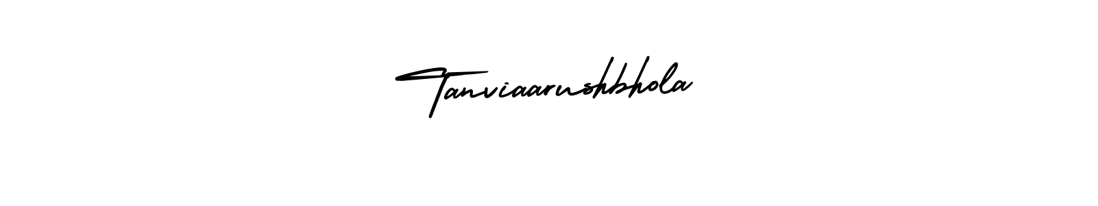 Tanviaarushbhola stylish signature style. Best Handwritten Sign (AmerikaSignatureDemo-Regular) for my name. Handwritten Signature Collection Ideas for my name Tanviaarushbhola. Tanviaarushbhola signature style 3 images and pictures png