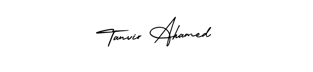 Tanvir Ahamed stylish signature style. Best Handwritten Sign (AmerikaSignatureDemo-Regular) for my name. Handwritten Signature Collection Ideas for my name Tanvir Ahamed. Tanvir Ahamed signature style 3 images and pictures png