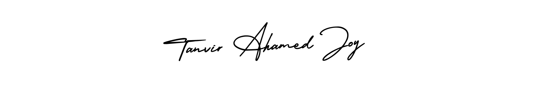 This is the best signature style for the Tanvir Ahamed Joy name. Also you like these signature font (AmerikaSignatureDemo-Regular). Mix name signature. Tanvir Ahamed Joy signature style 3 images and pictures png