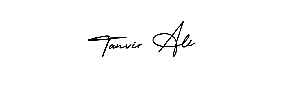 Design your own signature with our free online signature maker. With this signature software, you can create a handwritten (AmerikaSignatureDemo-Regular) signature for name Tanvir Ali. Tanvir Ali signature style 3 images and pictures png
