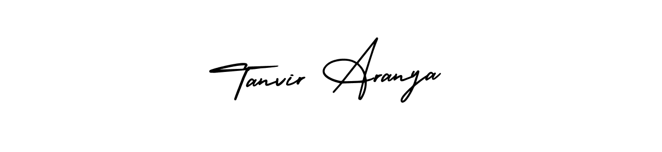 Make a beautiful signature design for name Tanvir Aranya. With this signature (AmerikaSignatureDemo-Regular) style, you can create a handwritten signature for free. Tanvir Aranya signature style 3 images and pictures png