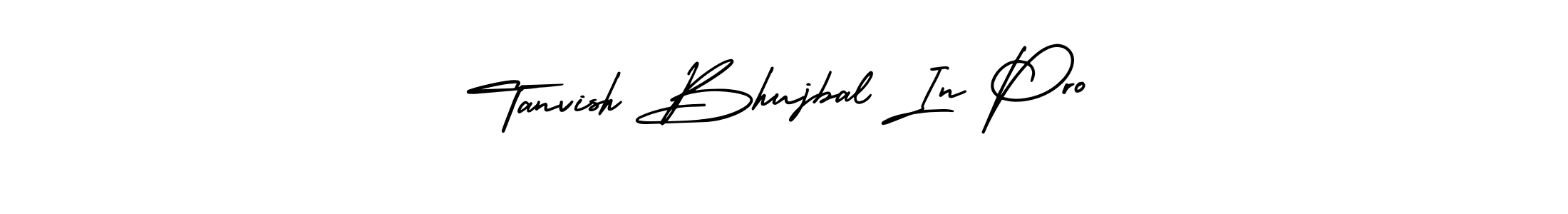 It looks lik you need a new signature style for name Tanvish Bhujbal In Pro. Design unique handwritten (AmerikaSignatureDemo-Regular) signature with our free signature maker in just a few clicks. Tanvish Bhujbal In Pro signature style 3 images and pictures png
