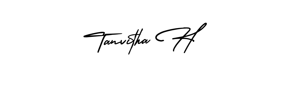 Also we have Tanvitha H name is the best signature style. Create professional handwritten signature collection using AmerikaSignatureDemo-Regular autograph style. Tanvitha H signature style 3 images and pictures png