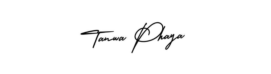AmerikaSignatureDemo-Regular is a professional signature style that is perfect for those who want to add a touch of class to their signature. It is also a great choice for those who want to make their signature more unique. Get Tanwa Phaya name to fancy signature for free. Tanwa Phaya signature style 3 images and pictures png