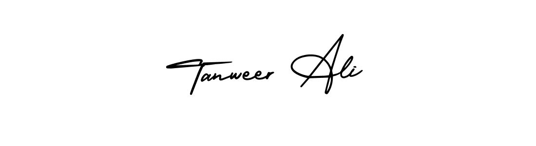 Also You can easily find your signature by using the search form. We will create Tanweer Ali name handwritten signature images for you free of cost using AmerikaSignatureDemo-Regular sign style. Tanweer Ali signature style 3 images and pictures png