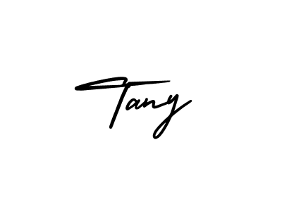 Design your own signature with our free online signature maker. With this signature software, you can create a handwritten (AmerikaSignatureDemo-Regular) signature for name Tany. Tany signature style 3 images and pictures png