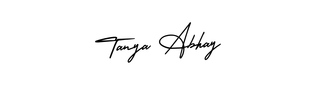 Also we have Tanya Abhay name is the best signature style. Create professional handwritten signature collection using AmerikaSignatureDemo-Regular autograph style. Tanya Abhay signature style 3 images and pictures png