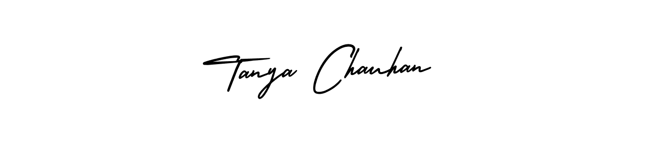 Design your own signature with our free online signature maker. With this signature software, you can create a handwritten (AmerikaSignatureDemo-Regular) signature for name Tanya Chauhan. Tanya Chauhan signature style 3 images and pictures png