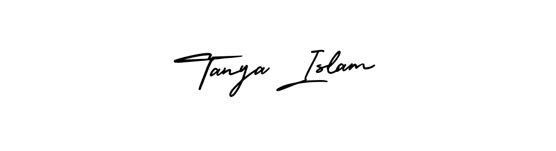 Check out images of Autograph of Tanya Islam name. Actor Tanya Islam Signature Style. AmerikaSignatureDemo-Regular is a professional sign style online. Tanya Islam signature style 3 images and pictures png