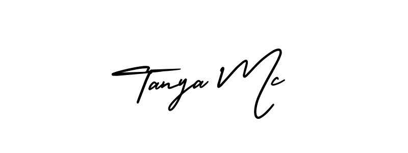 Make a beautiful signature design for name Tanya Mc. Use this online signature maker to create a handwritten signature for free. Tanya Mc signature style 3 images and pictures png