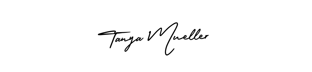 How to make Tanya Mueller signature? AmerikaSignatureDemo-Regular is a professional autograph style. Create handwritten signature for Tanya Mueller name. Tanya Mueller signature style 3 images and pictures png