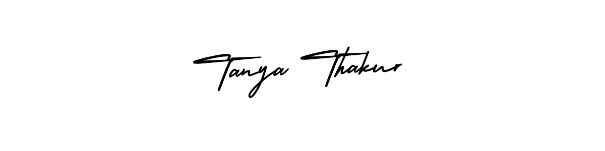 Best and Professional Signature Style for Tanya Thakur. AmerikaSignatureDemo-Regular Best Signature Style Collection. Tanya Thakur signature style 3 images and pictures png
