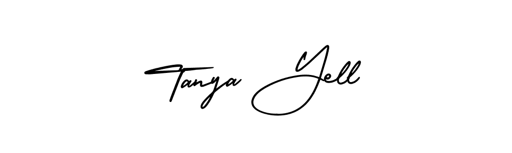 Make a short Tanya Yell signature style. Manage your documents anywhere anytime using AmerikaSignatureDemo-Regular. Create and add eSignatures, submit forms, share and send files easily. Tanya Yell signature style 3 images and pictures png