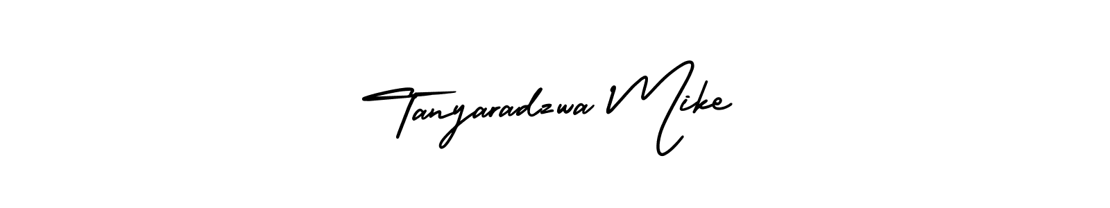 Tanyaradzwa Mike stylish signature style. Best Handwritten Sign (AmerikaSignatureDemo-Regular) for my name. Handwritten Signature Collection Ideas for my name Tanyaradzwa Mike. Tanyaradzwa Mike signature style 3 images and pictures png