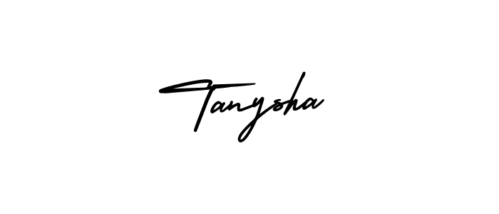 Make a beautiful signature design for name Tanysha. With this signature (AmerikaSignatureDemo-Regular) style, you can create a handwritten signature for free. Tanysha signature style 3 images and pictures png